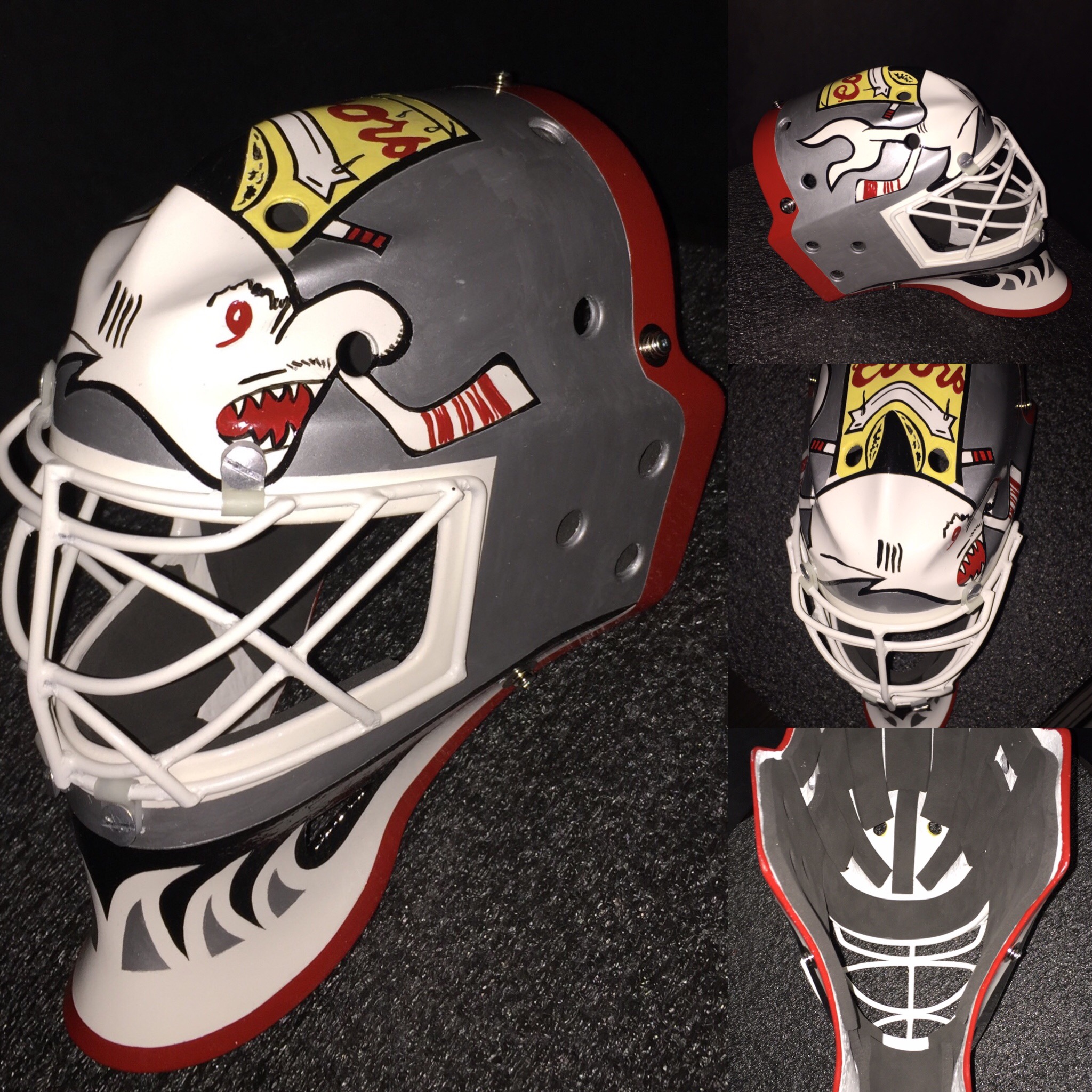 Custom Paint Design Mini Cagemask